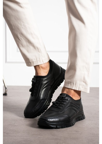 Erkek Deri Kışlık Casual Ayakkabı Kauçuk Taban Yumuşak Günlük Deri Ayakkabı modelleri