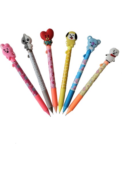 BT21 Figürlü 0.7mm Uçlu Versatil Kalem, Bts (1 Adet) fiyatları