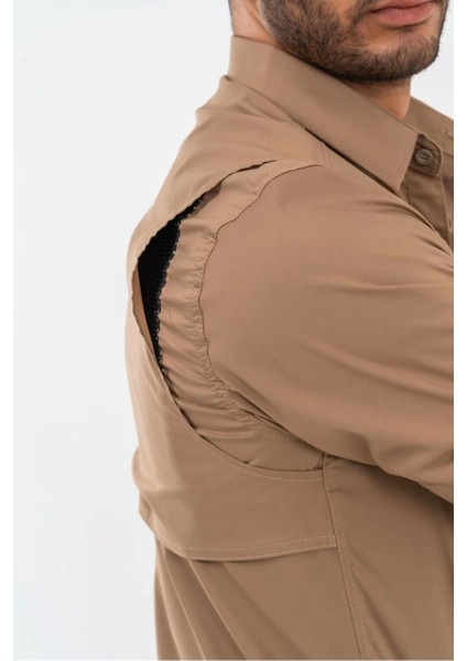Combat Tactical Bej Koruma Gömlek - 428