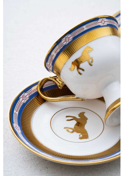 Taylor 6 Kişilik Kahve Fincanı Takımı Gold Yaldızlı HXF-06548