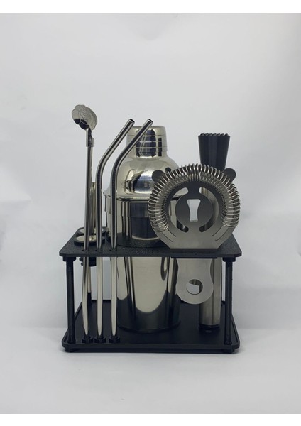 10 Parça Süper Avantajlı Paket Pipetli Kokteyl Seti ( Stand Hediyeli ) fiyatları