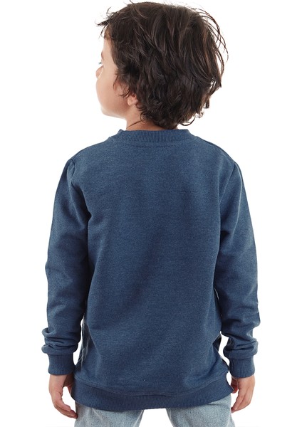 Uzay Kaşifi Erkek Çocuk Indigo Sweatshirt fiyatları