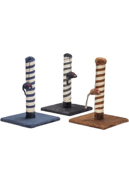 Fare Oyuncaklı Kedi Tırmalama Direği 25X25X38 cm Renkli - Petshopundan fiyatları