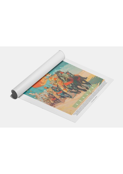 Atlı Şovalye Illüstrasyon Duvar Dekor Tablo fiyatları