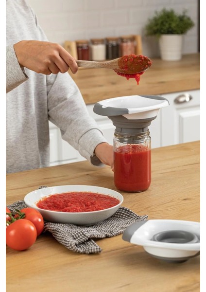 5'li Set Akordiyon Katlanır Süzgeç Seti - Katlanır Çeyiz Seti 5 Parça modelleri