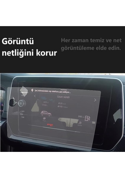 Volkswagen T-Cross 8 Inç Multimedya Mat Ekran Koruyucu 2024 modelleri
