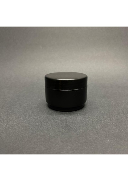 25 ml Kapaklı Siyah Krem Kavanozu , 25 cc Boş Kozmetik Plastik Krem Kutusu x 10 Adet