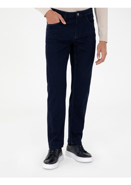 Erkek Lacivert Straight Fit Jean Pantolon 50292081-VR033 fiyatları
