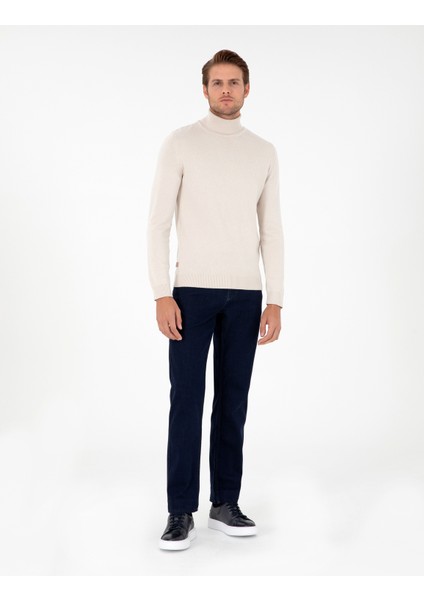 Erkek Lacivert Straight Fit Jean Pantolon 50292081-VR033 modelleri