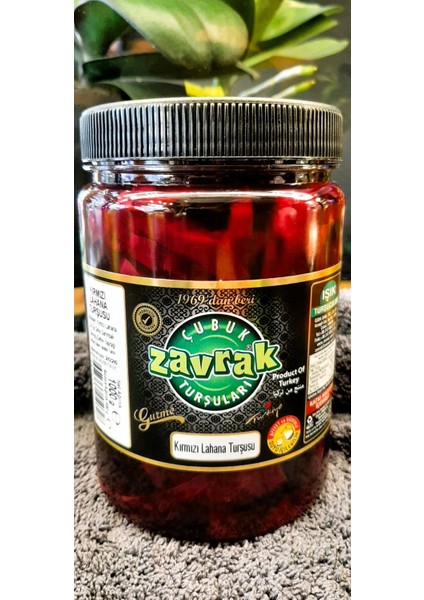 Zavrak Naturel Lahana Turşusu (Kırmızı) (1 kg.)