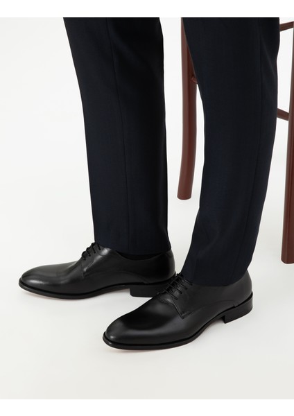 Erkek Siyah %100 Deri Klasik Ayakkabı 50295848-VR046 fiyatları