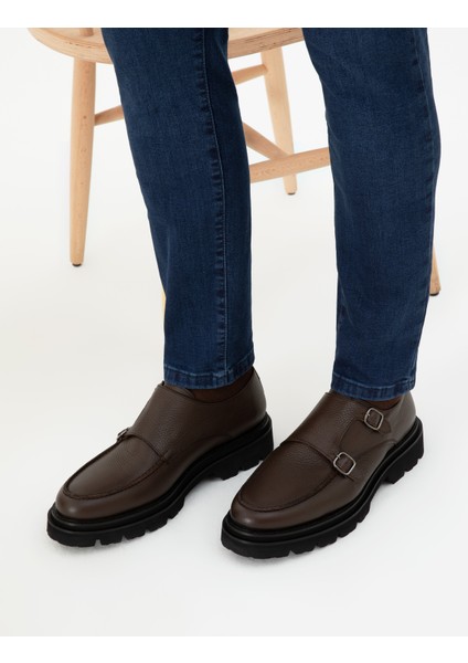 Erkek Kahverengi %100 Deri Casual Ayakkabı 50295903-VR029