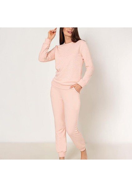 840.827 Kadın Kışlık Uzun Kol Pijama Takım