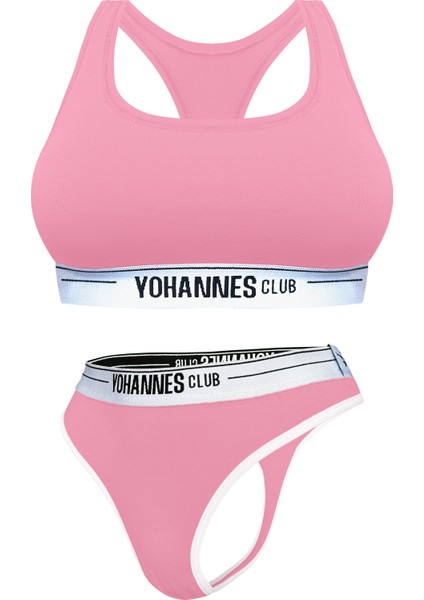 Yohannesclub Kadın İç Çamaşırı Takımı(B. Sütyen-Tanga), Pudra