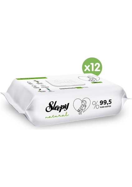 Natural Yenidoğan Islak Bebek Bakım Havlusu 12X90 (1080 Yaprak) fiyatları