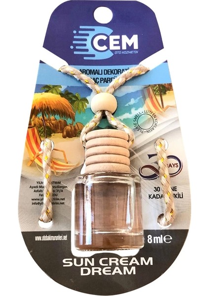 Cam Fanus Sun Cream Dream 8 ml Ayna Kokusu