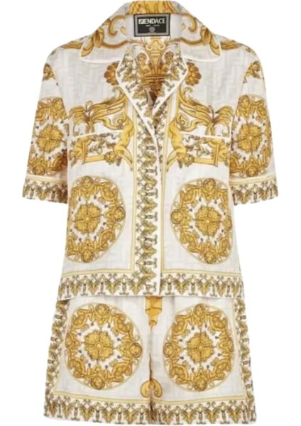 Fendi x Versace - New Tags - Fendace - Gold - Set