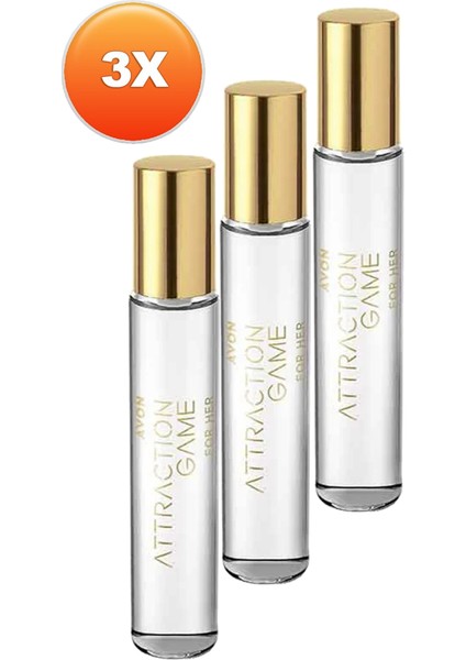 Attraction Game Kadın Parfüm EDP Üçlü Set 10 ml fiyatları