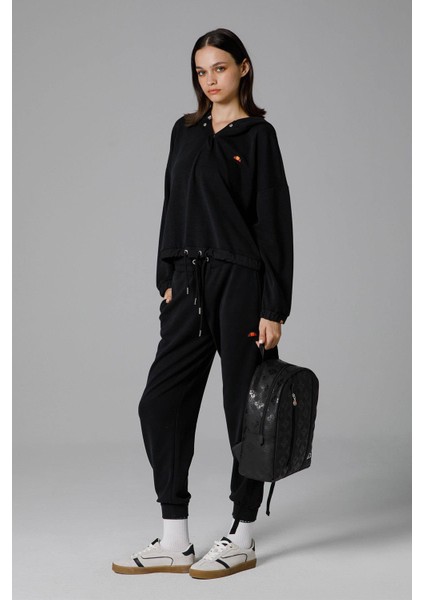Kapüşonlu Kadın Sweat EF209-BK