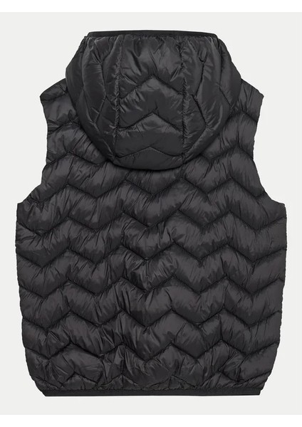 Erkek Çocuk Siyah Logo Işlemeli Puffer Yelek fiyatları