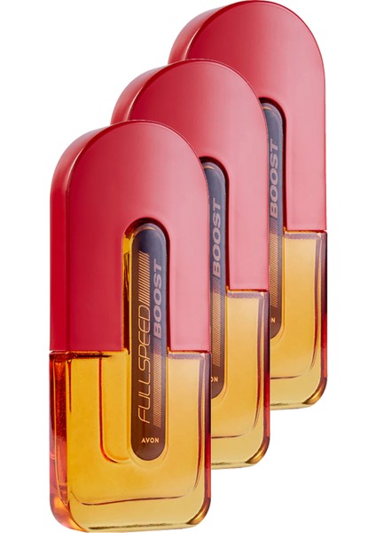 Full Speed Boost Erkek Parfüm EDT Üçlü Set 75 ml