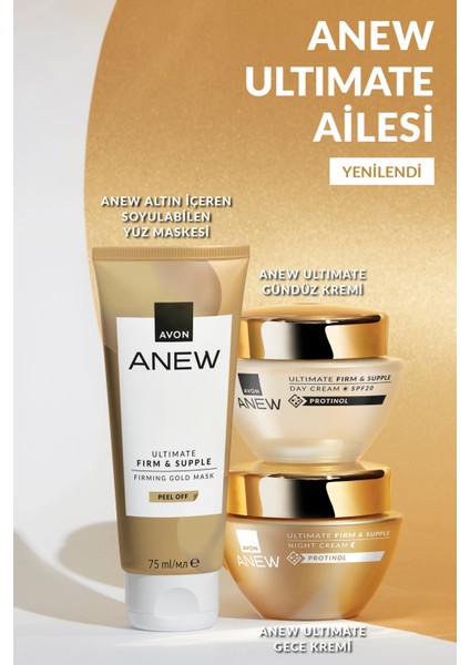 Anew Ultimate Firm & Supple Üç Parça Yüz Bakım Paketi