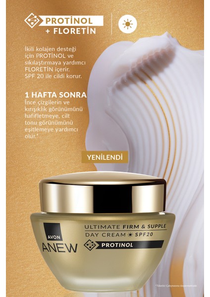 Anew Ultimate Firm & Supple Üç Parça Yüz Bakım Paketi