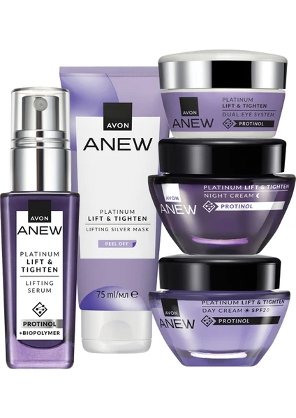 Anew Platinum Lift & Tighten Beş Parça Yüz Bakım Paketi