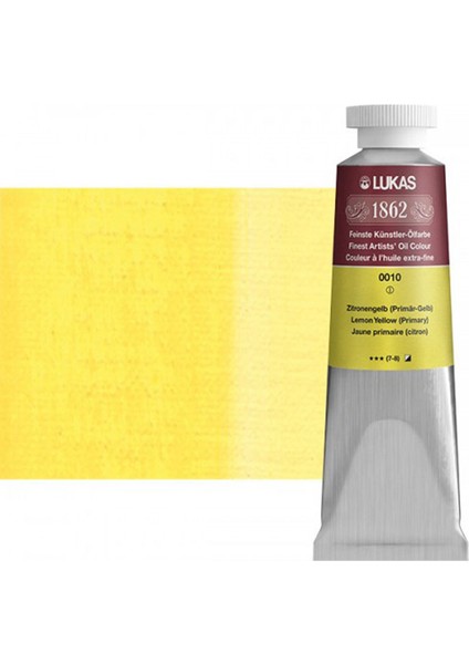 1862 37ML Yağlı Boya Seri:1 NO:0010 Primer Sarı