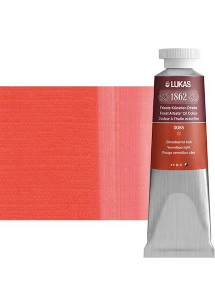 1862 37ML Yağlı Boya Seri:1 NO:0085 Vermillion Light