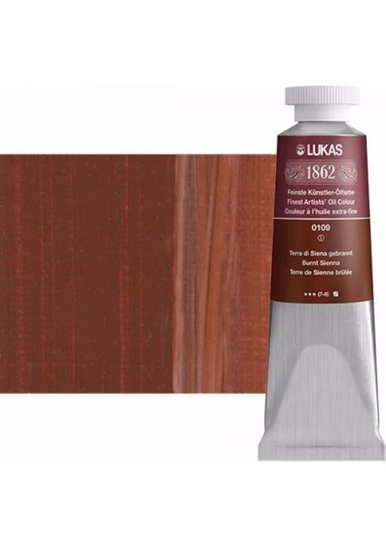 1862 37ML Yağlı Boya Seri:1 NO:0109 Terra Di Sienna-Yanık