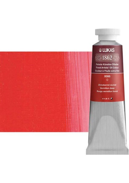 1862 37ML Yağlı Boya Seri:1 NO:0086 Vermillion Koyu