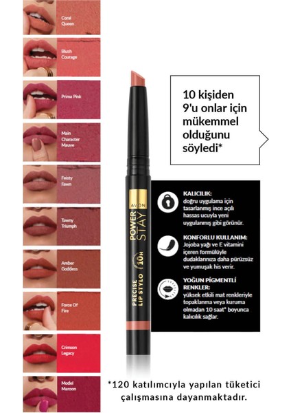 Power Stay Stylo Ruj Model Maroon fırsatları