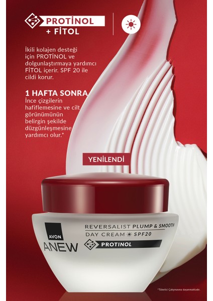 Anew Reversalist Plump & Smooth Gündüz Kremi SPF20 Üçlü Set 50 ml