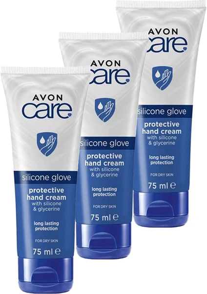 Care Silikon ve Gliserin İçeren El Kremi Üçlü Set 75 ml