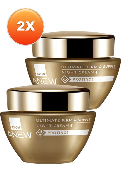 Anew Ultimate Firm & Supple Gece Kremi 50 ml. Ikili Set