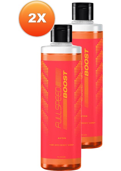 Full Speed Boost Erkekler Için Saç ve Vücut Şampuanı 250 Ml. Ikili Set