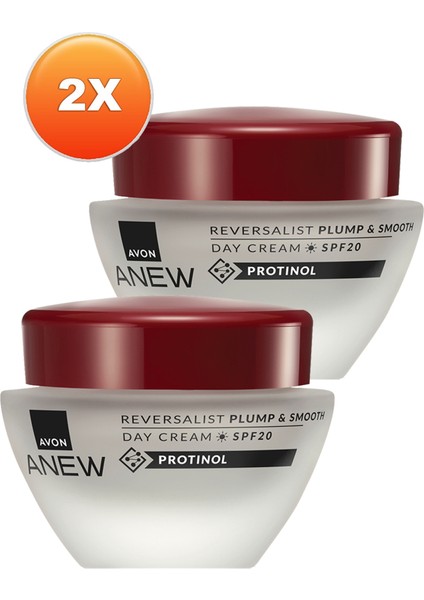 Anew Reversalist Plump & Smooth Gündüz Kremi SPF20 İkili Set 50 ml