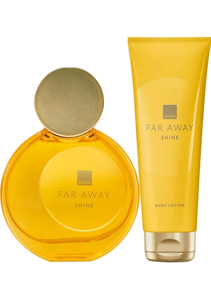 Far Away Shine Kadın Parfüm ve Vücut Losyonu Paketi