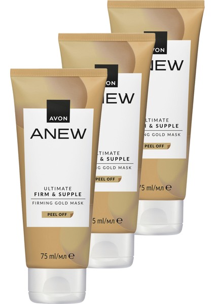 Anew Ultimate Firm And Supple Altın Maske Üçlü Set 75 ml