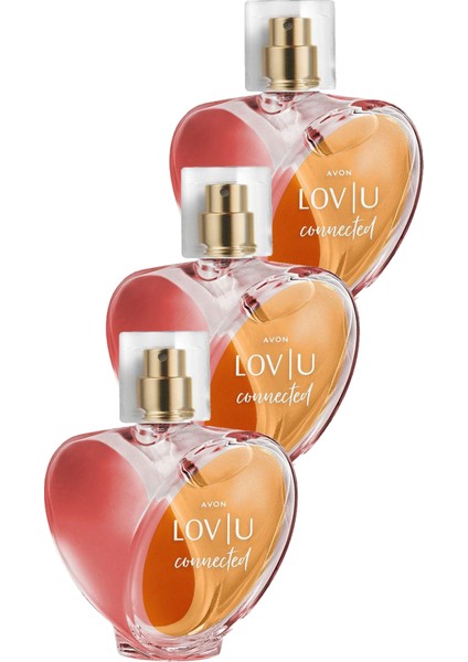 Lov U Connected Kadın Parfüm EDP Üçlü Set 50 ml