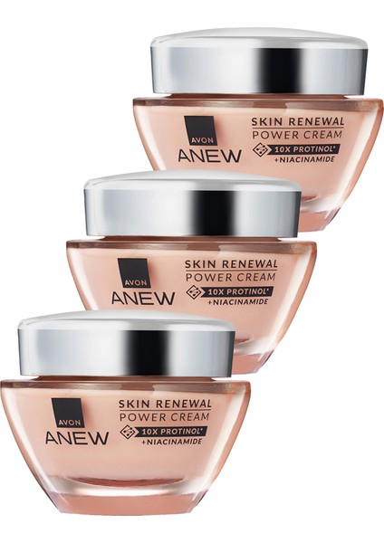 Anew Skin Renewal Power Krem Üçlü Set 50 ml