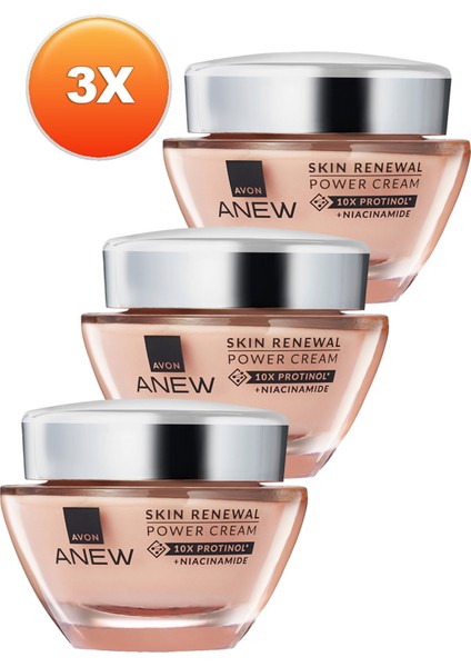 Anew Skin Renewal Power Krem Üçlü Set 50 ml