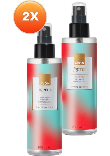 Joyful Kolonya Edc 200 ml x 2 adet