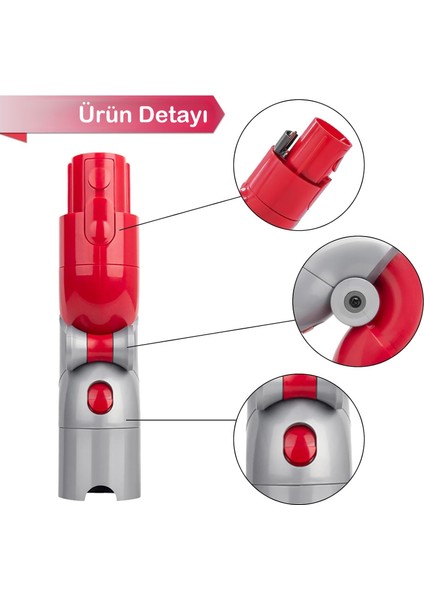 Umotech Dyson Mobilya Altı Adaptörü Dyson V7 V8 V10 V11 V15 Için Alt Adaptör