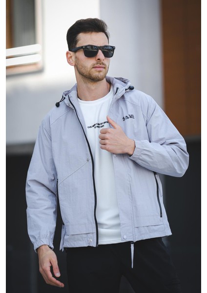 Save Baskılı Suya Dayanaklı Slim Fit Erkek Mevsimlik Mont Yağmurluk fiyatları