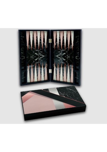 Elegance Glossy Noir Marble Tavla