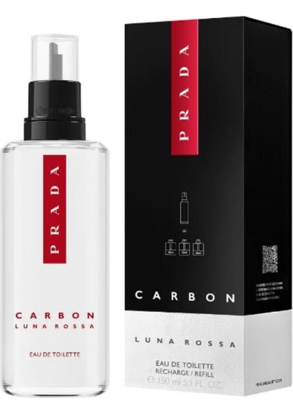 Luna Rossa Carbon Edt 150 ml Refill Erkek Parfümü