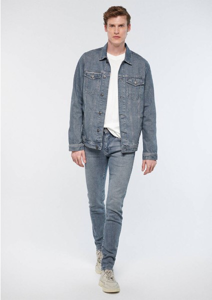 Erkek Gri Jean Pantolon - M001070-83703 fiyatları