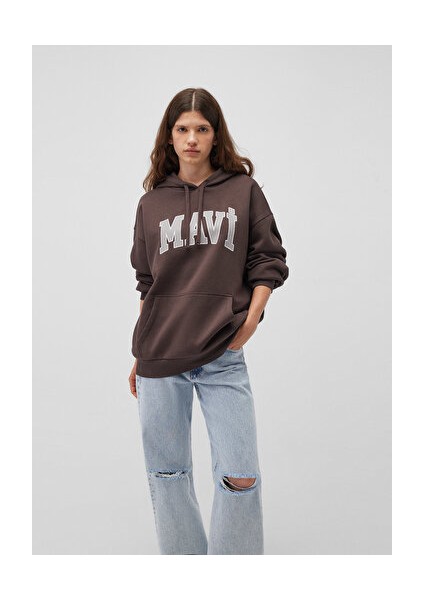 Kadın Kahverengi Sweat - M1600361-70222